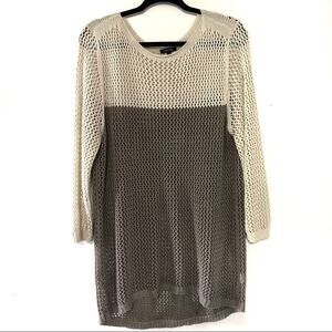 Apt 9 Open knit Brown/Tan Sweater,